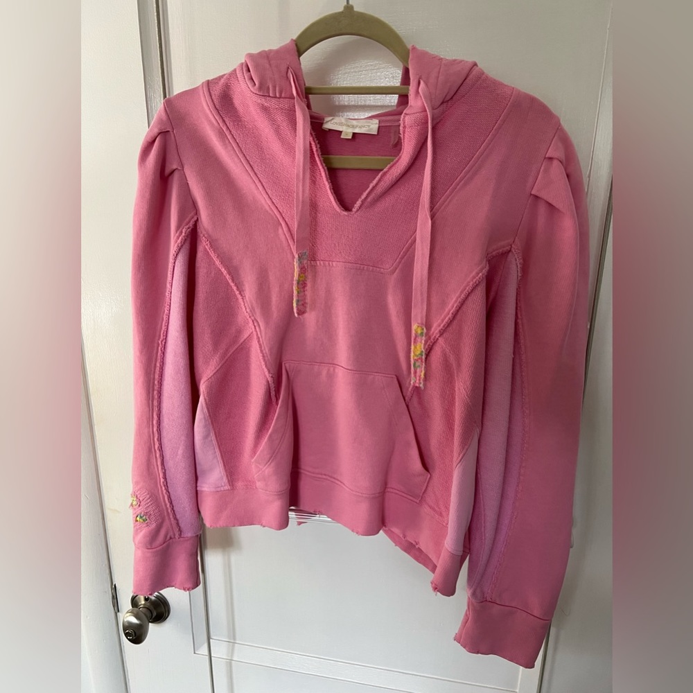 Pink LoveShackFancy Hoodie
